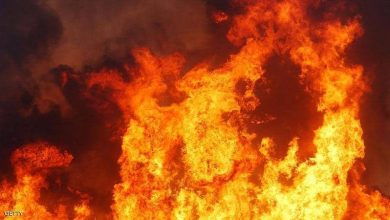 صورة حريق في عطفة قرقماز ورئيس حي السيدة زينب يؤكد السيطرة عليه دون إصابات