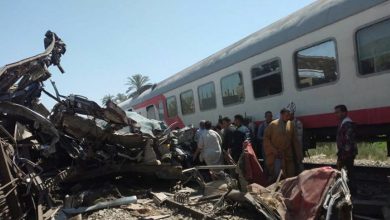 صورة أعلنت النيابة العامة، عن نتائج التحقيقات في حادث تصادم قطارين في محافظة سوهاج.