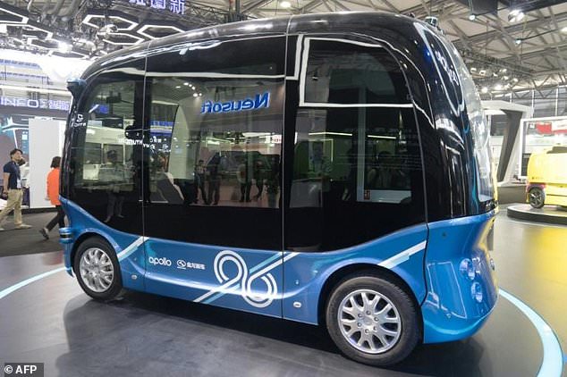 صورة حافلات ذكية صينية الصنع جاهزة للتصدير إلى السعودية
